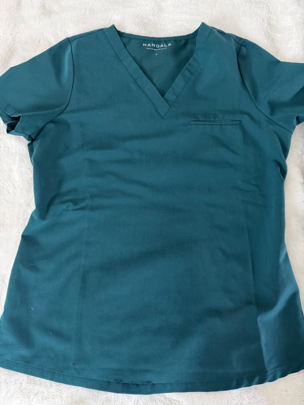 Women’s Mandala Teal Scrub set